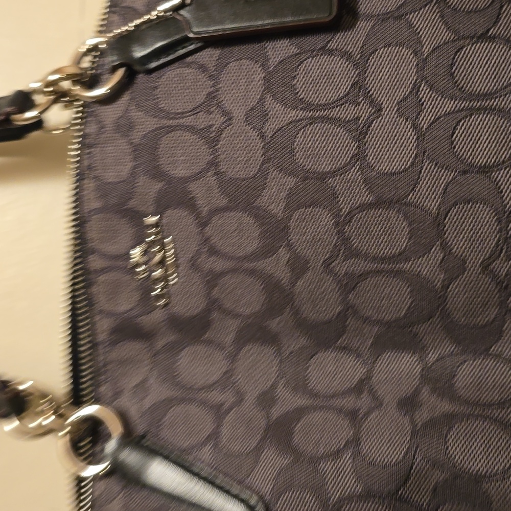 Coach Black Signature Tote Bag - Picture 3 of 5